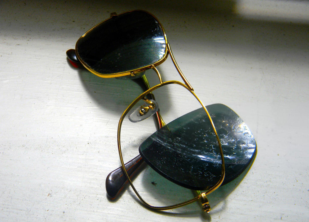 broken sunglasses