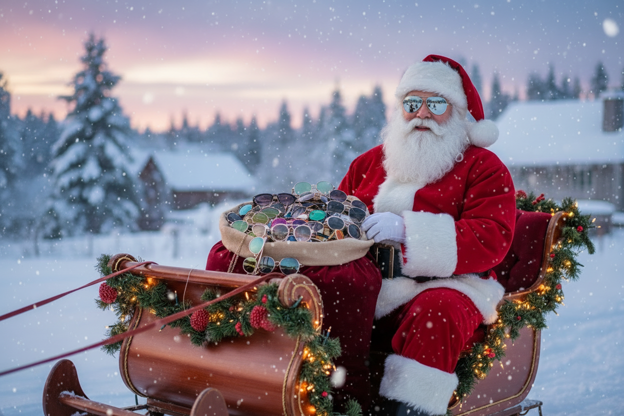 this is great can you just remove the sunglasses from his beard? 