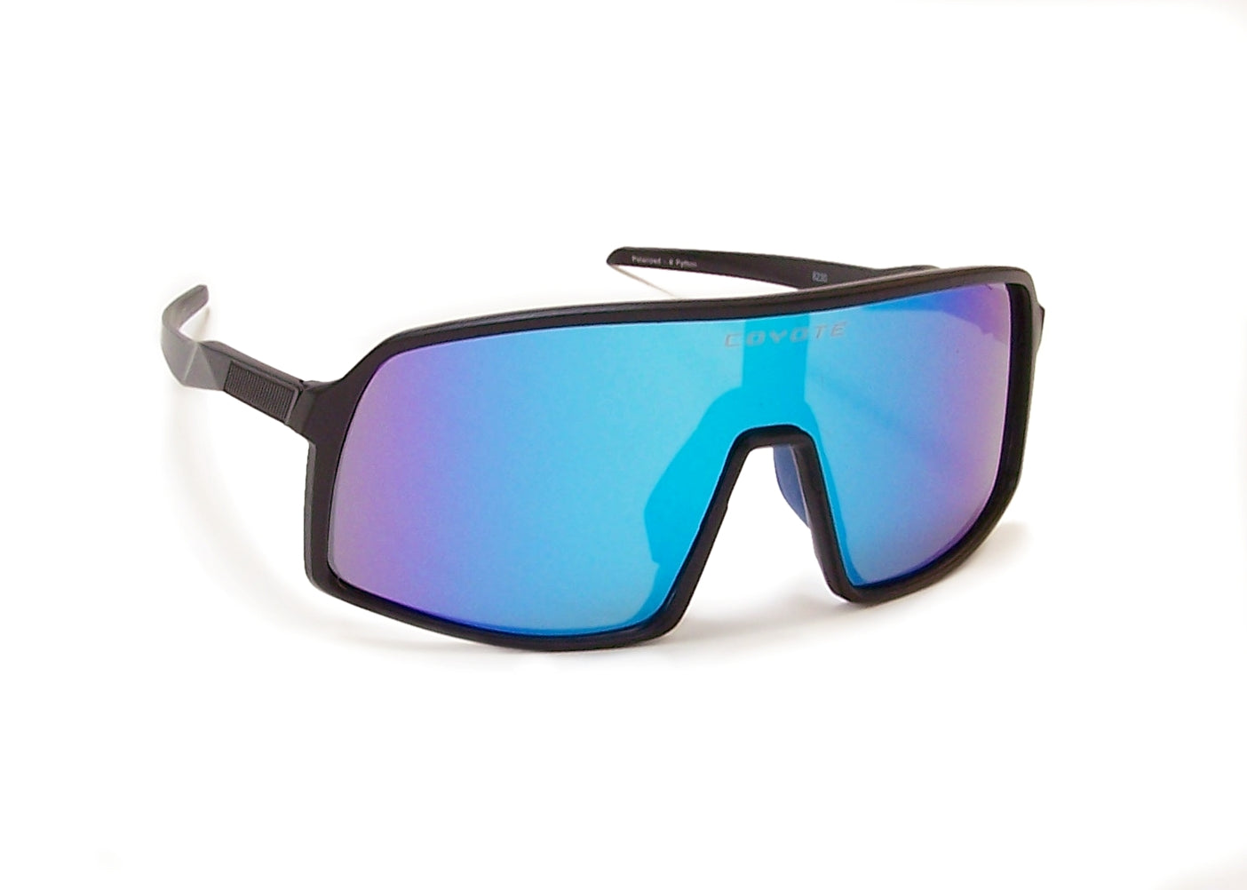 One-Piece Lens Wrap Python Sunglasses | Coyote Eyewear